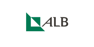 ALB logo in black and green