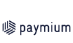 Paymium logo in black on white background